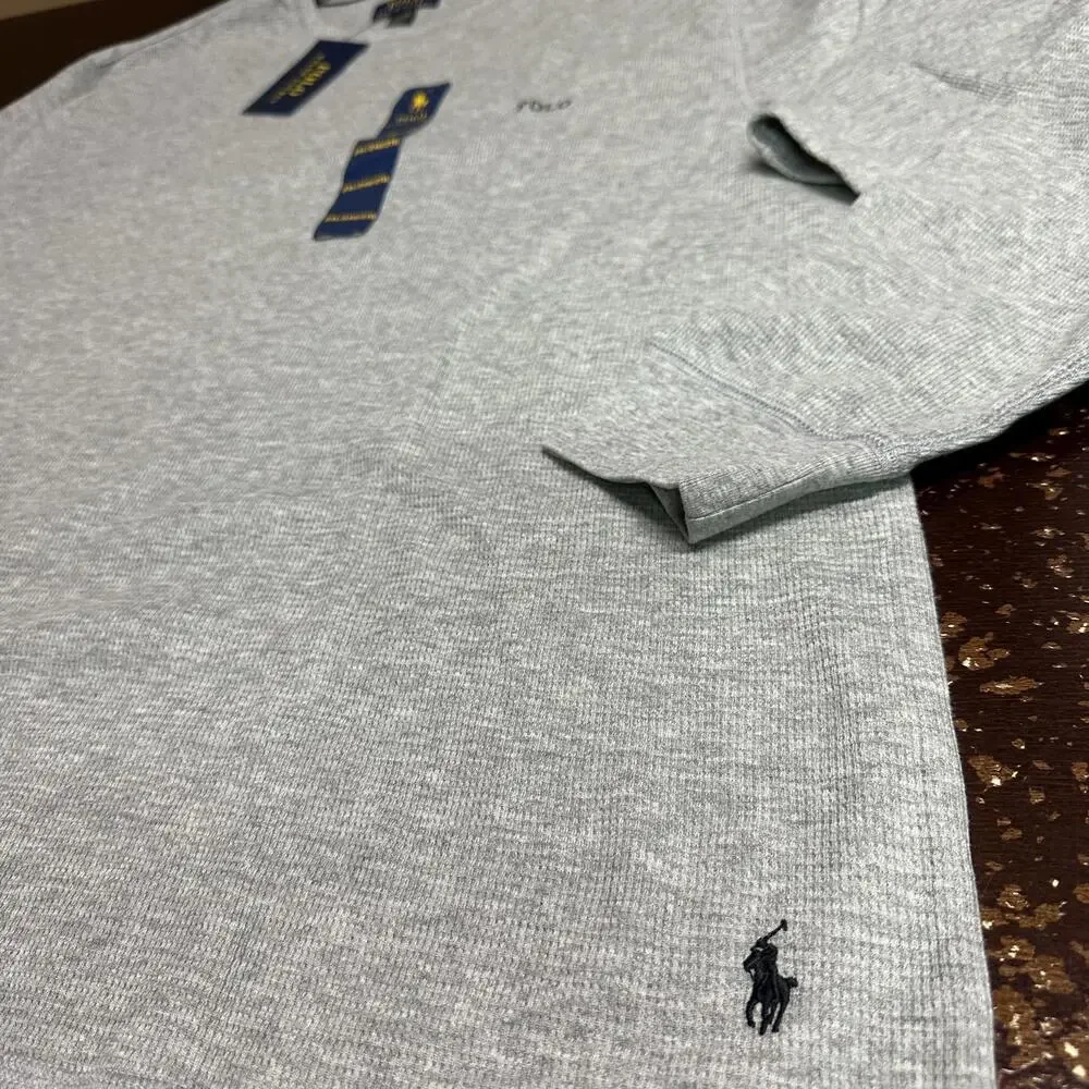 Polo Ralph Lauren Gray men’s thermal Med L or 2XL - Picture 3 of 4